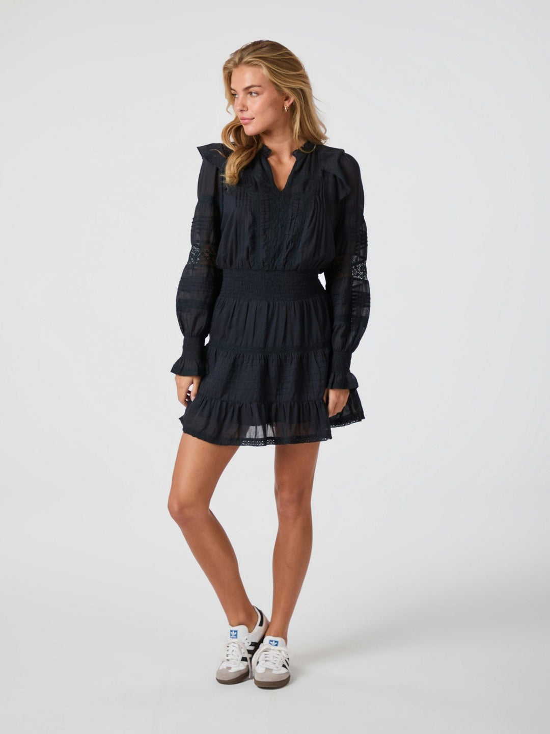 Aran S Voile Mekko Navy - Neo Noir - My Milou