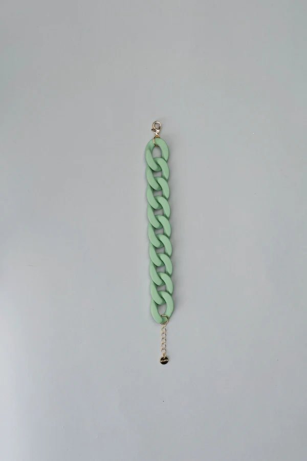 Chain Bracelet Soft Green Mat - BOW19 - My Milou