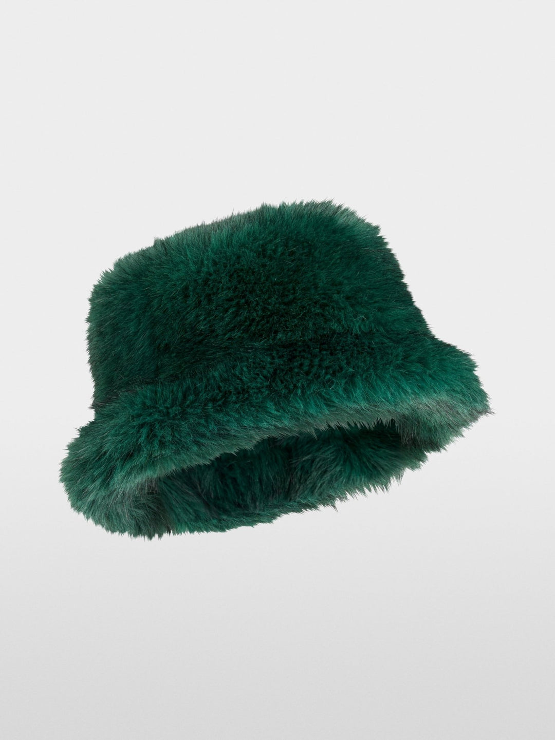 Cosy Faux Fur Hat Dark Jade Green - Marc Cain - My Milou