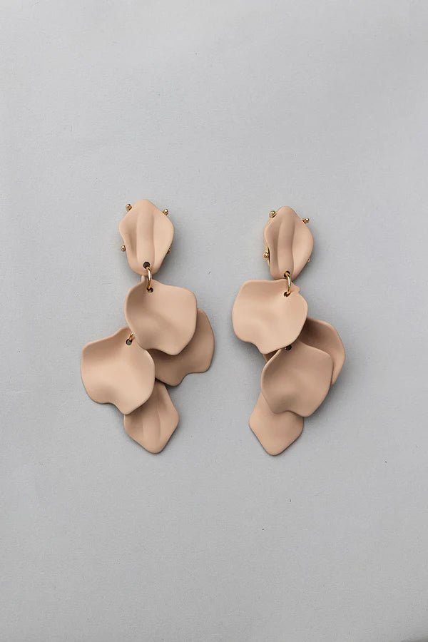 Leaf Korvakorut Mat Beige - BOW19 - My Milou