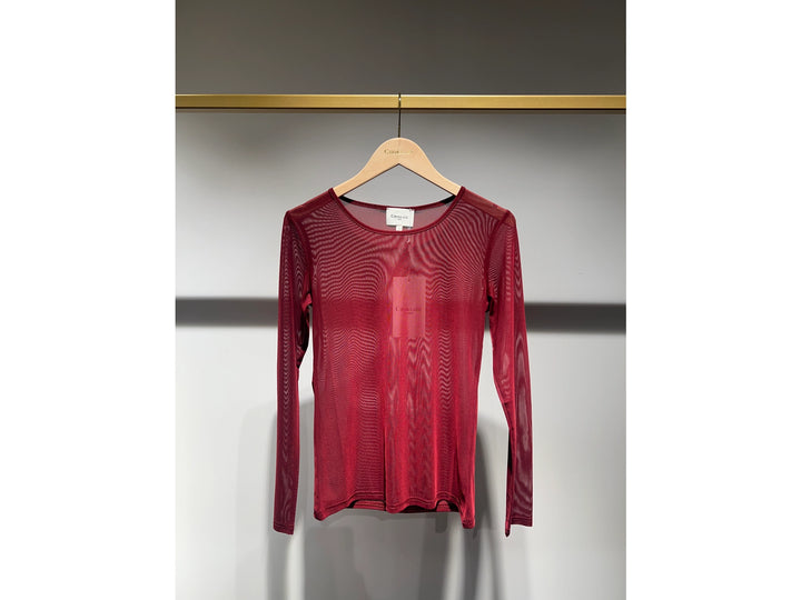 Stretch Mesh Pusero Bordeaux