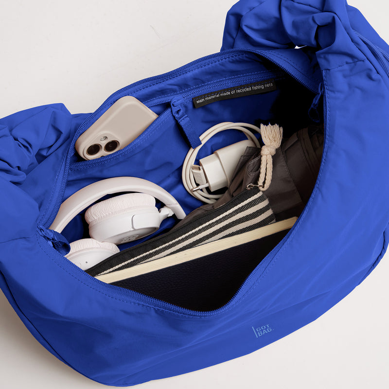 Moon Bag Ruffle Cobalt