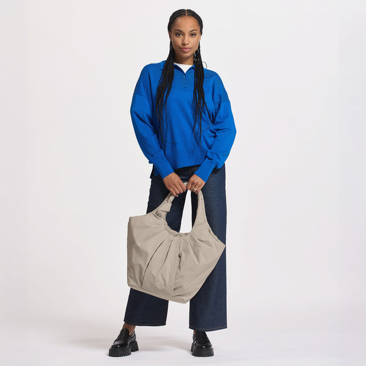 Pleat Tote Bag Scallop