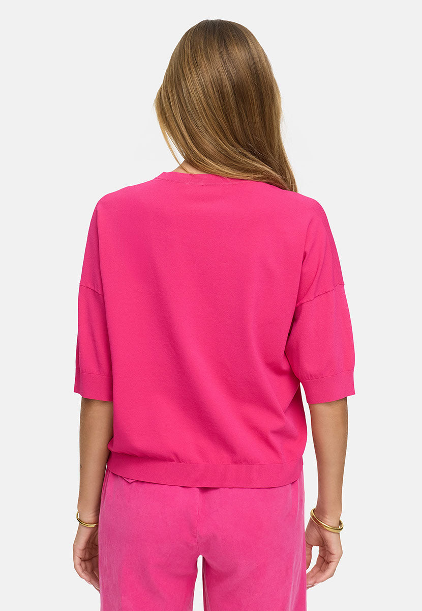 Bloom Pink Neulepusero