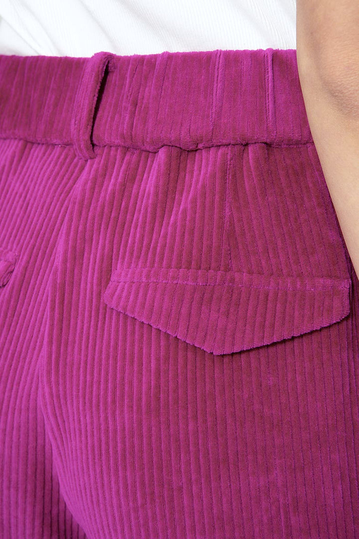 Samettihousut Pink Berry