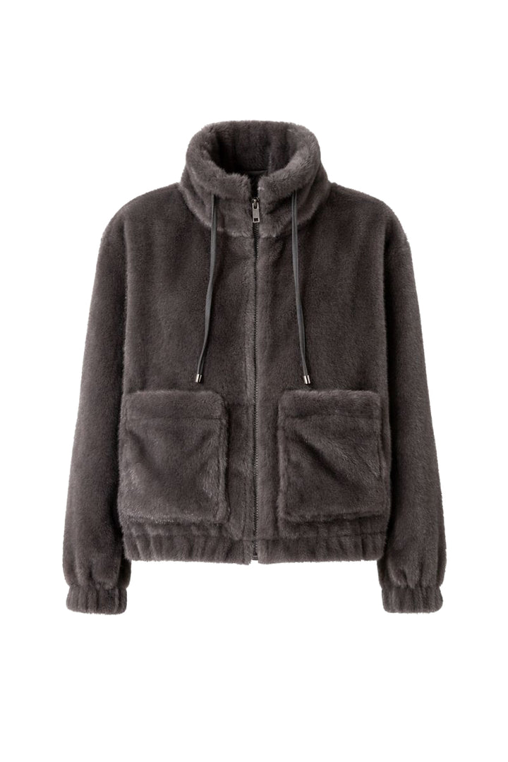 Cozy Faux Fur Takki Graphite