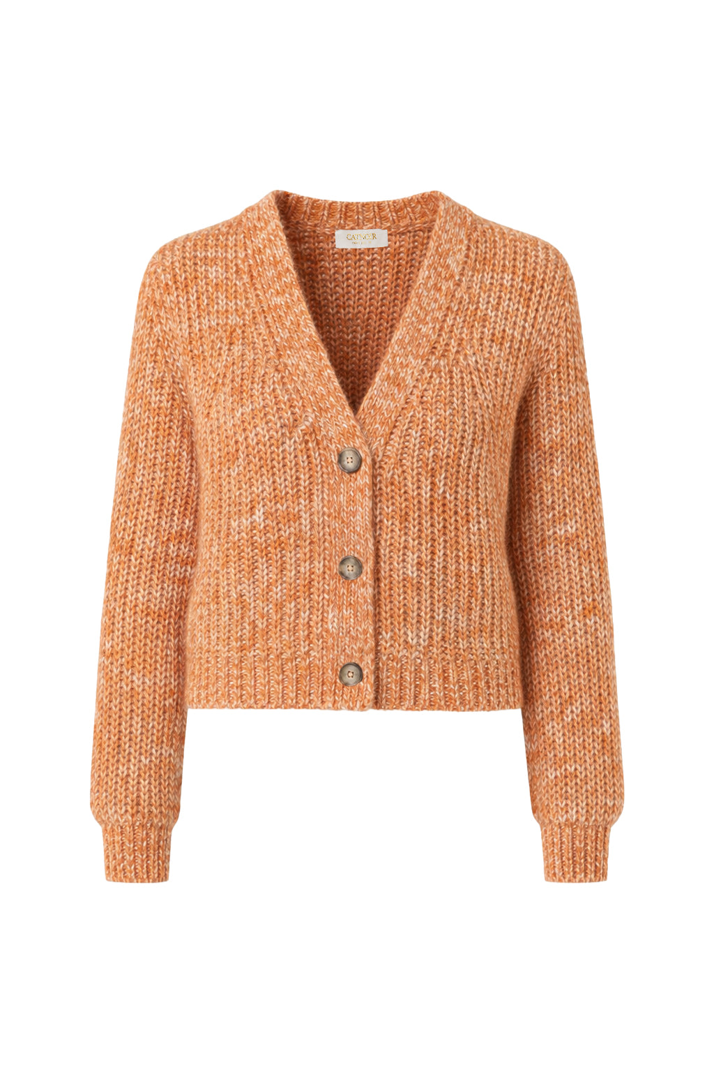 Mohair Blend Neuletakki Orange Mix