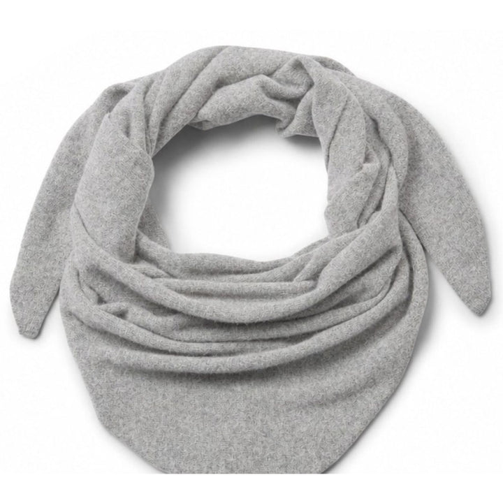 Merinovillahuivi Light Grey Melange