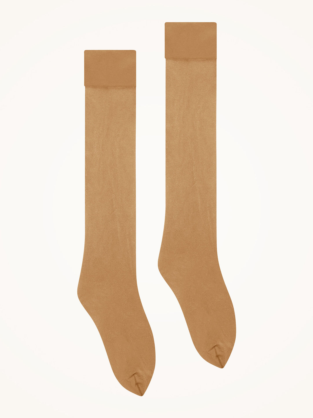Satin Touch Knee-Highs Caramel