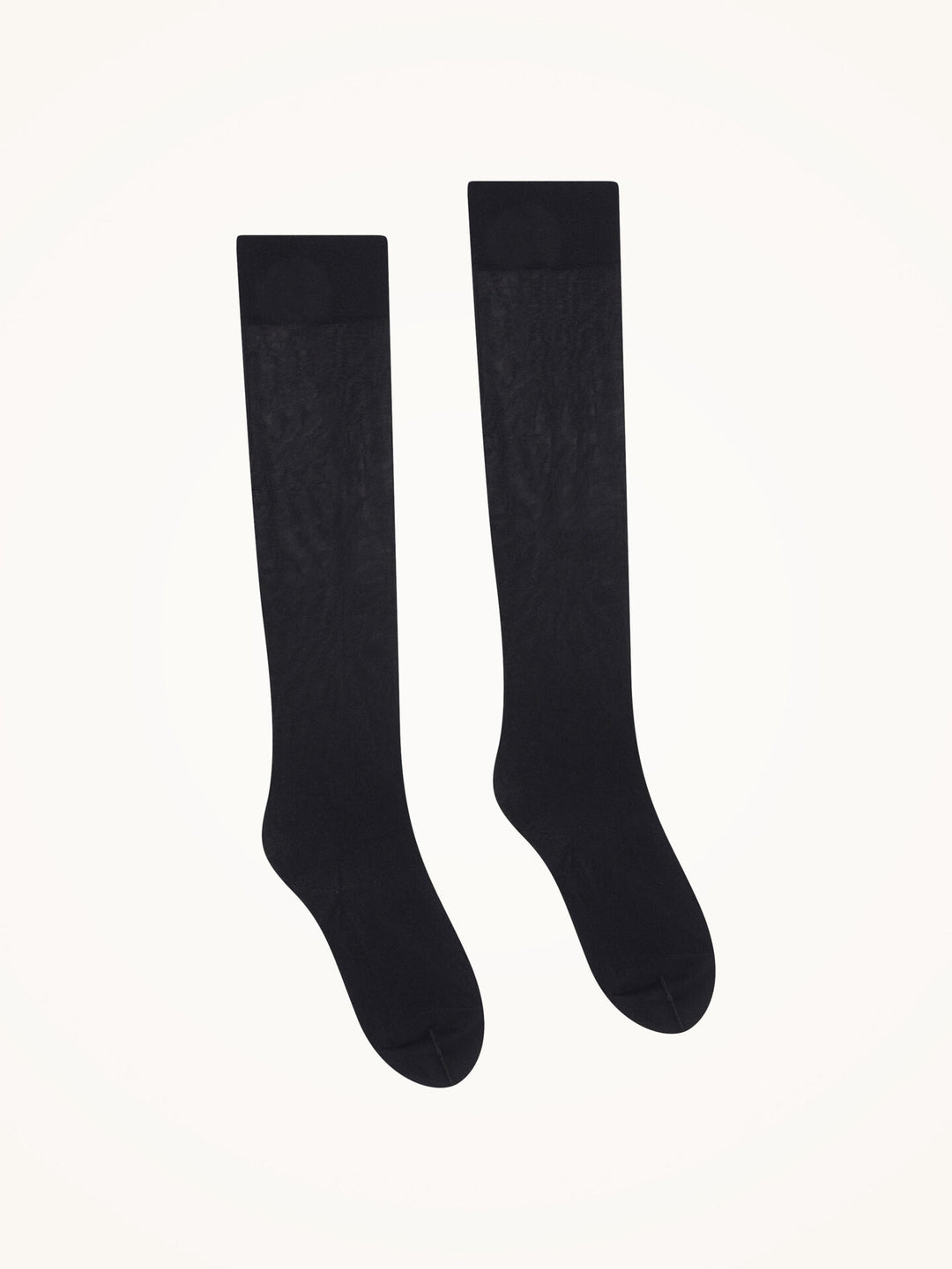 Satin Touch Knee-Highs Black