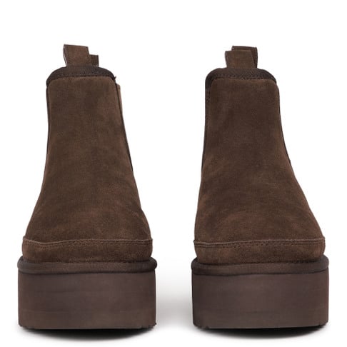 Salio Hign Chelsea Boots W/ Shearling Lining