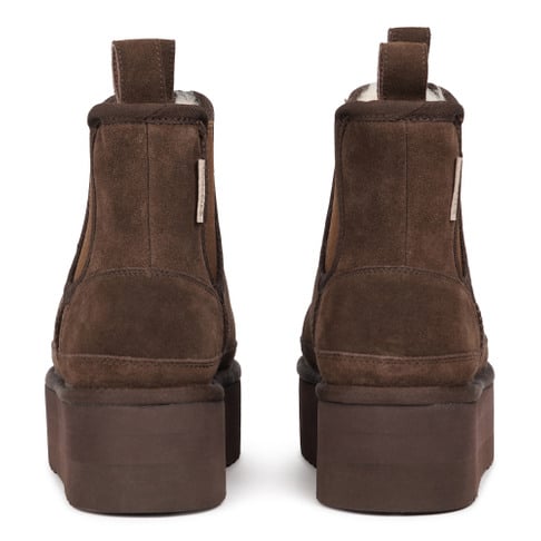 Salio Hign Chelsea Boots W/ Shearling Lining
