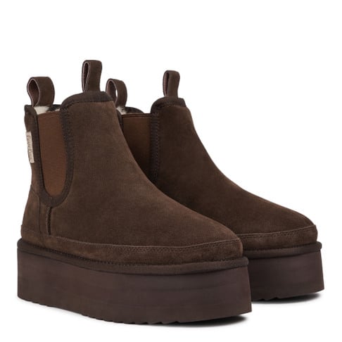 Salio Hign Chelsea Boots W/ Shearling Lining