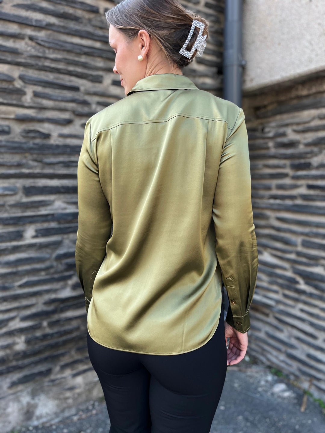 Olivia Silkkipusero Olive