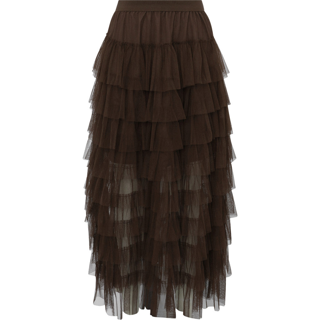 Miranda Tulle Hame Dark Brown