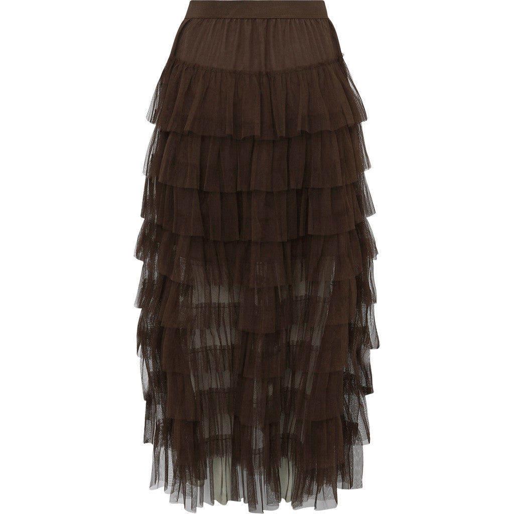 Miranda Tulle Hame Dark Brown