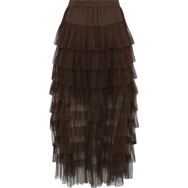 Miranda Tulle Hame Dark Brown