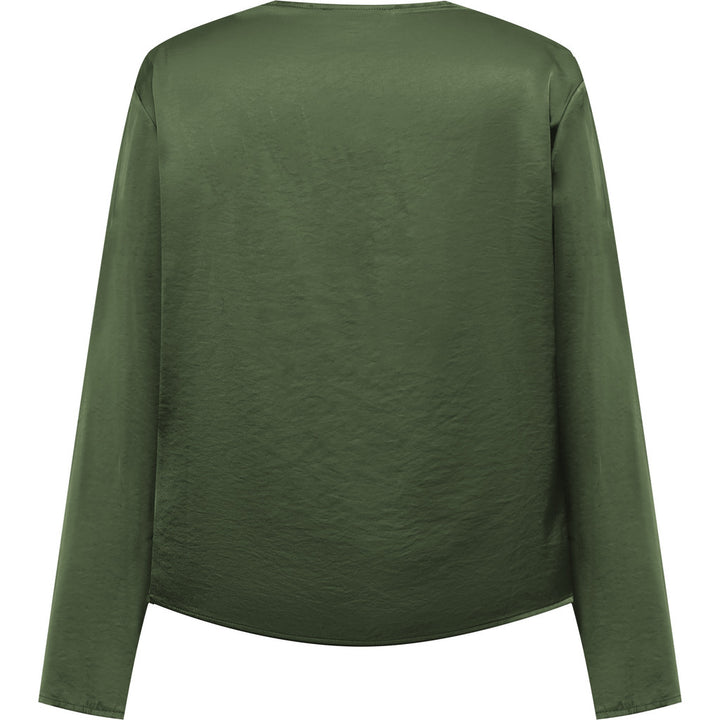 Sinda Drape Pusero Dark Green