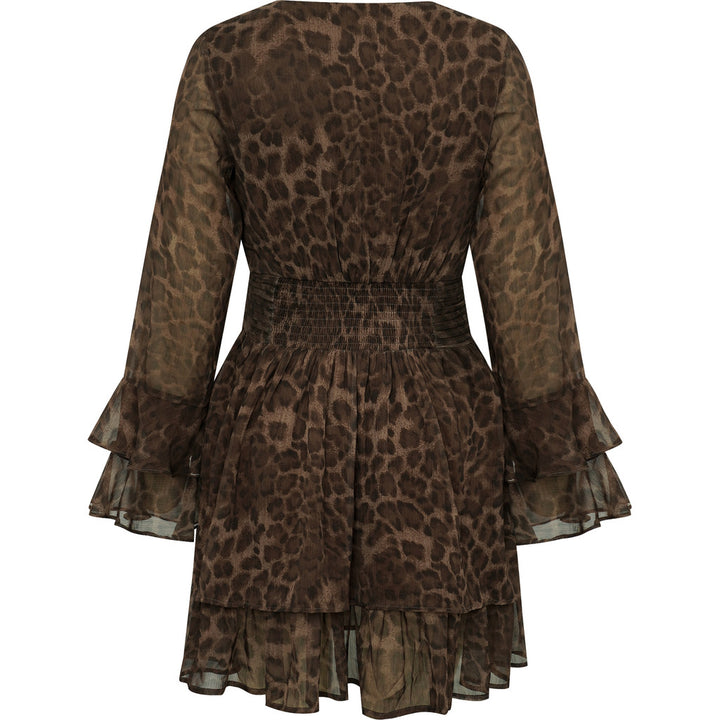 Florella Leopard Mekko Black/Brown