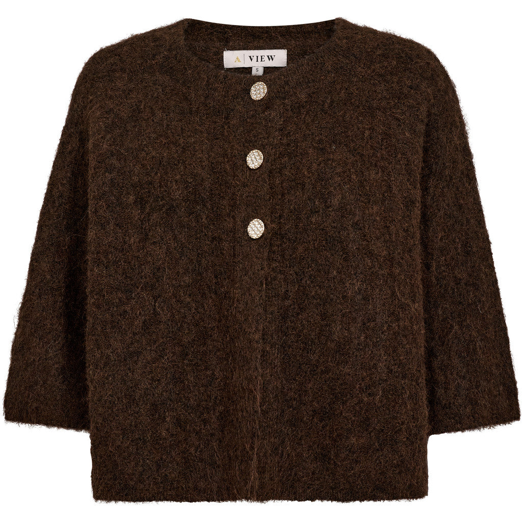 Olivia Neuletakki Dark Brown