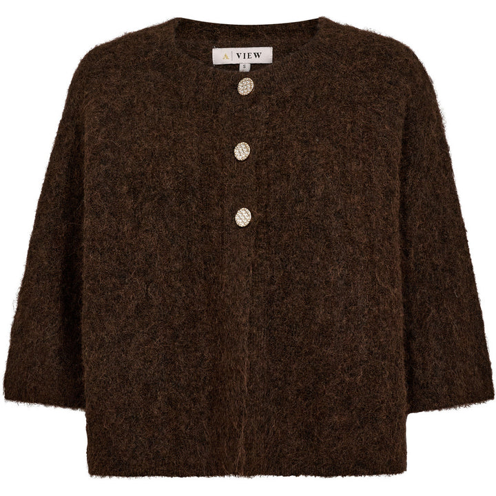 Olivia Neuletakki Dark Brown