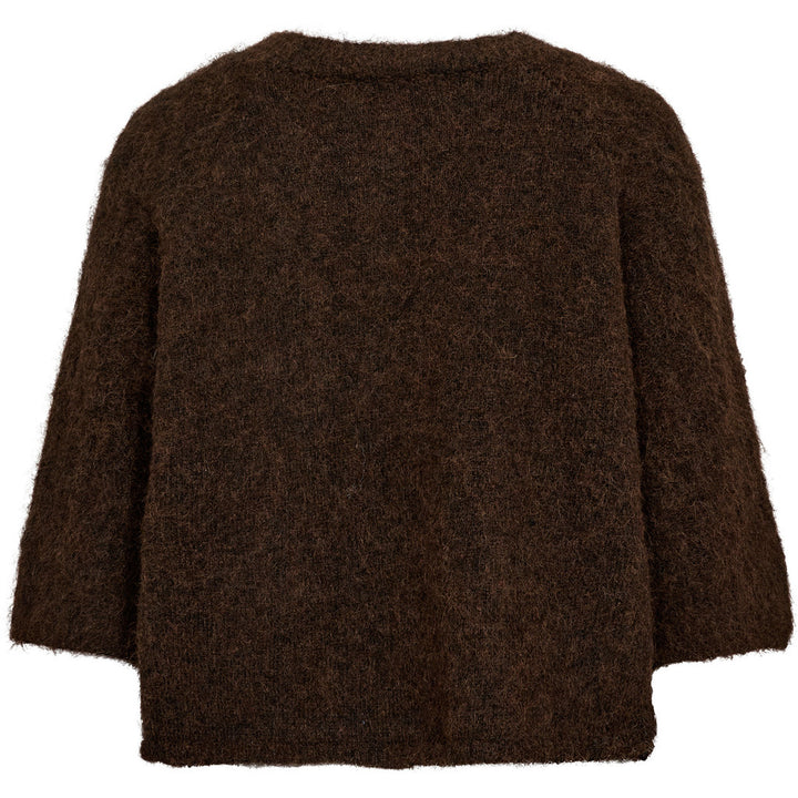 Olivia Neuletakki Dark Brown