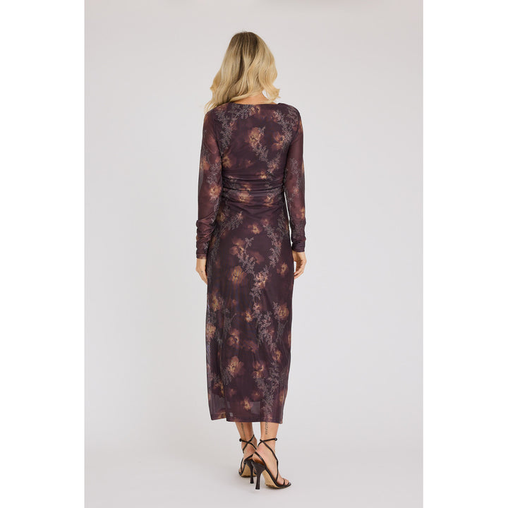 Belena L/S Mekko Brown/Sand