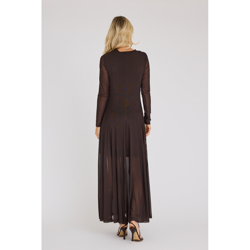 Messa Mesh Mekko Dark Brown