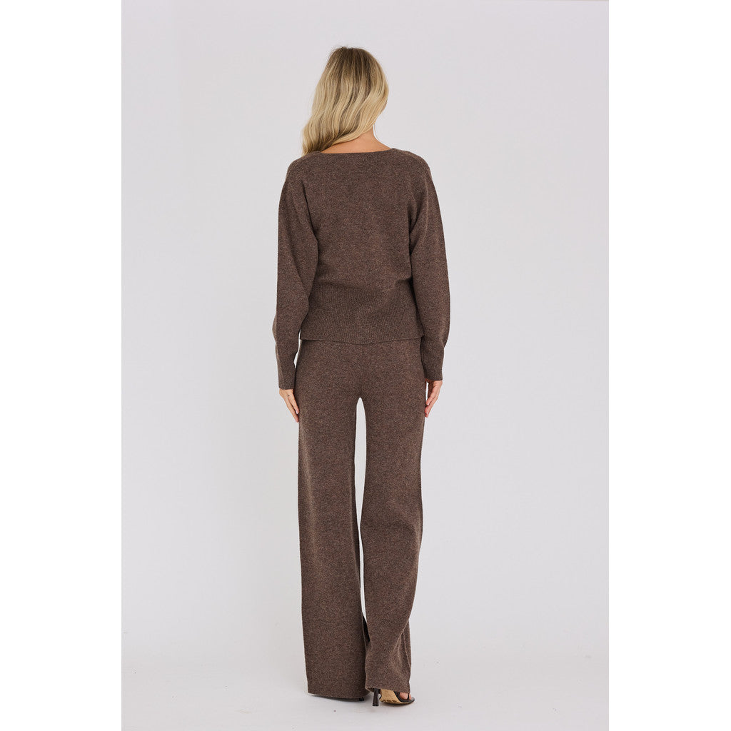 Merino Neulehousut Brown
