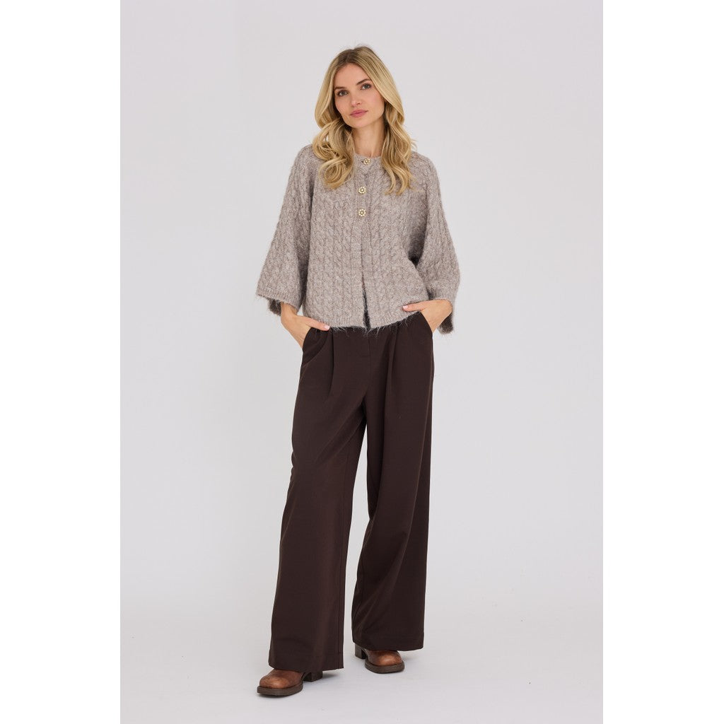 Kabba Neuletakki Light Brown