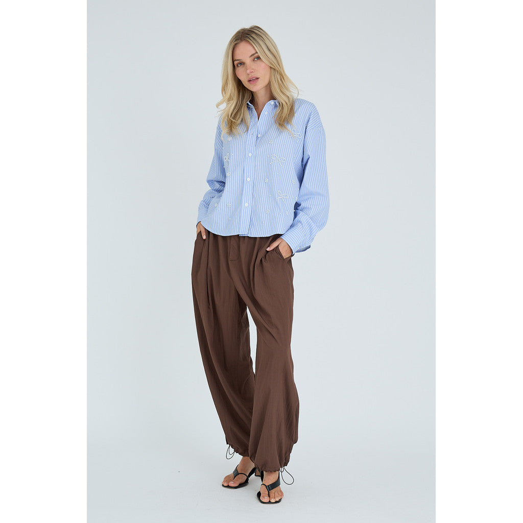 Lucie Pusero Light Blue/White Stripe