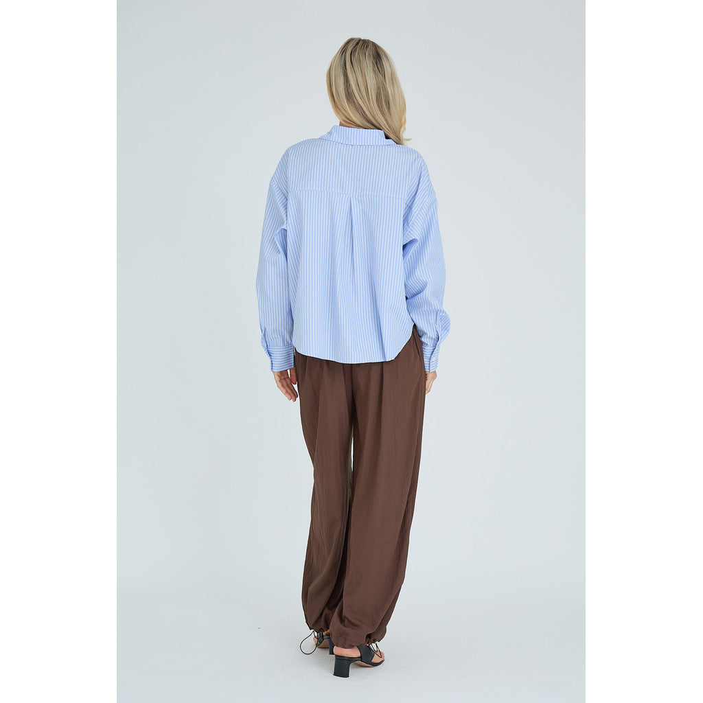 Lucie Pusero Light Blue/White Stripe