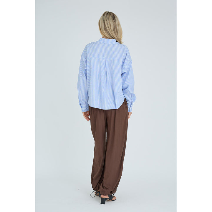 Lucie Pusero Light Blue/White Stripe
