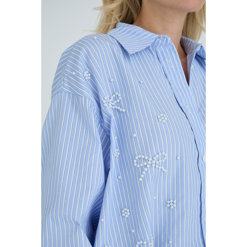 Lucie Pusero Light Blue/White Stripe