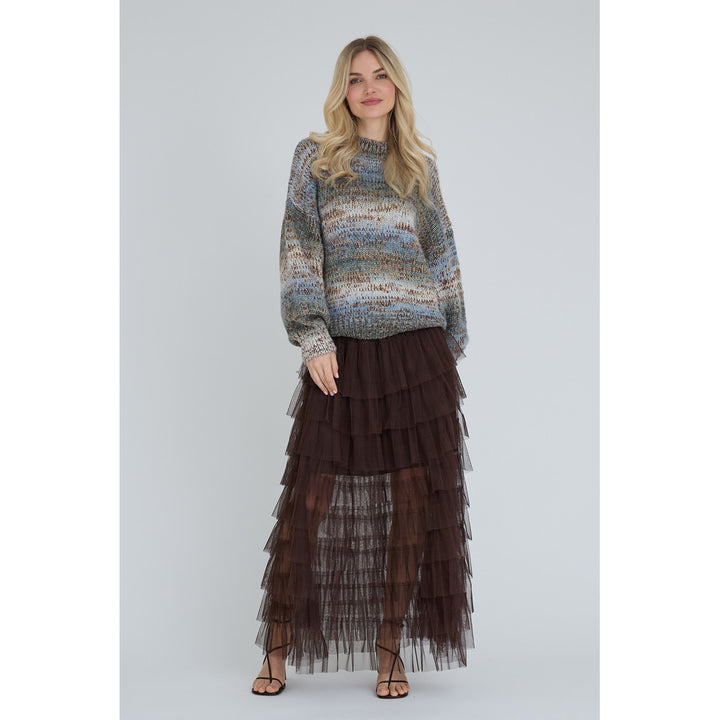 Miranda Tulle Hame Dark Brown