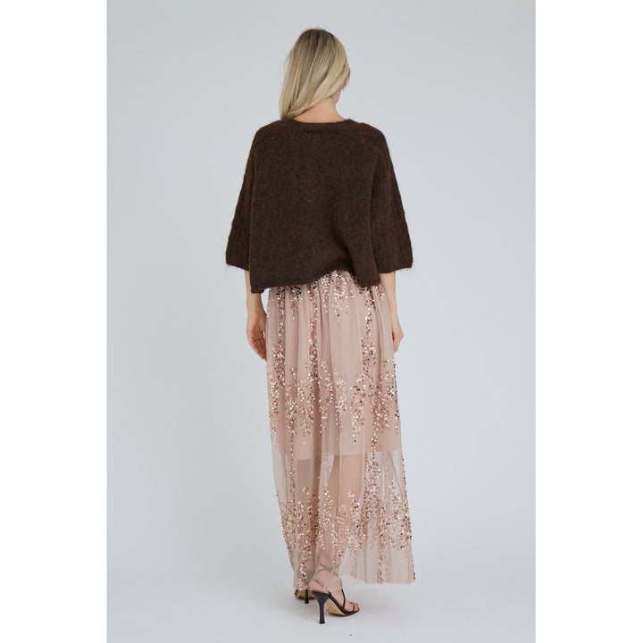 Olivia Neuletakki Dark Brown