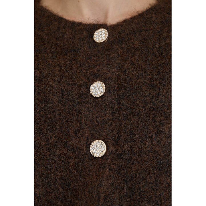 Olivia Neuletakki Dark Brown