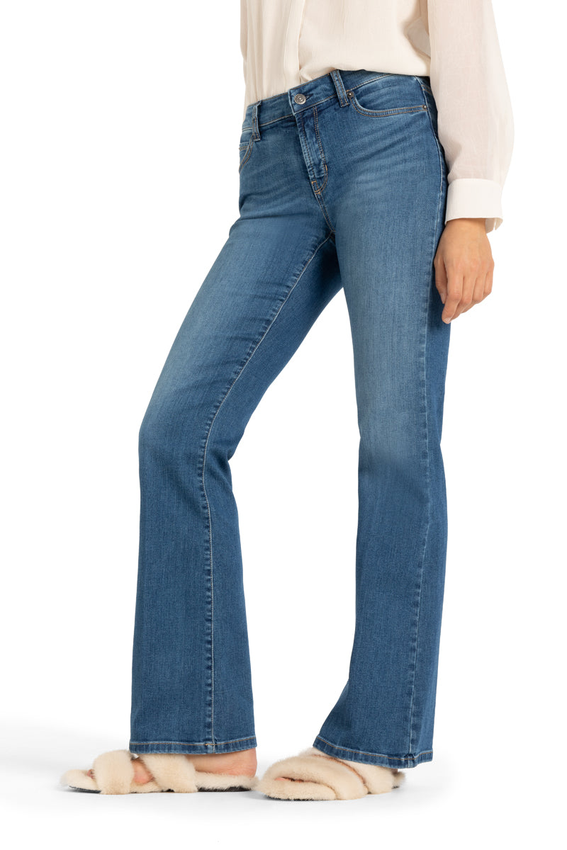 Paris Flared Farkut Medium Contrast Splinted