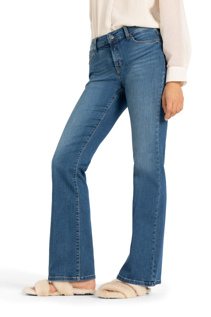 Paris Flared Farkut Medium Contrast Splinted