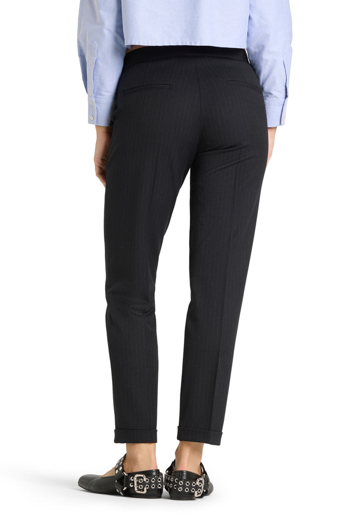 Kim Housut Pin Stripe Deep Midnight