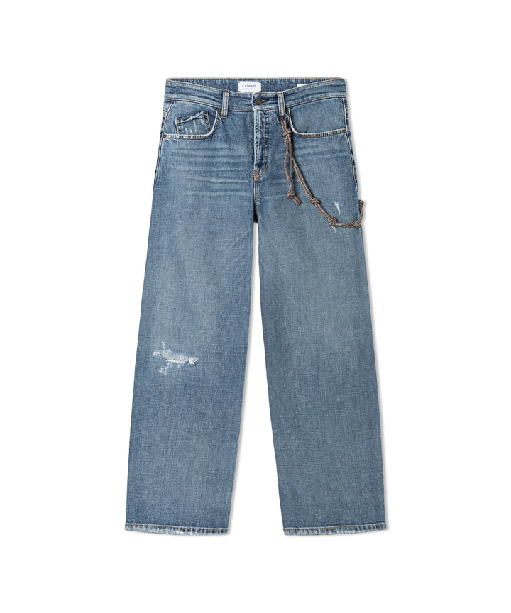 Baggy Farkut Cross American Destroy Blue