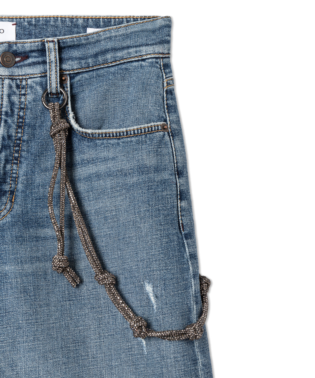 Baggy Farkut Cross American Destroy Blue