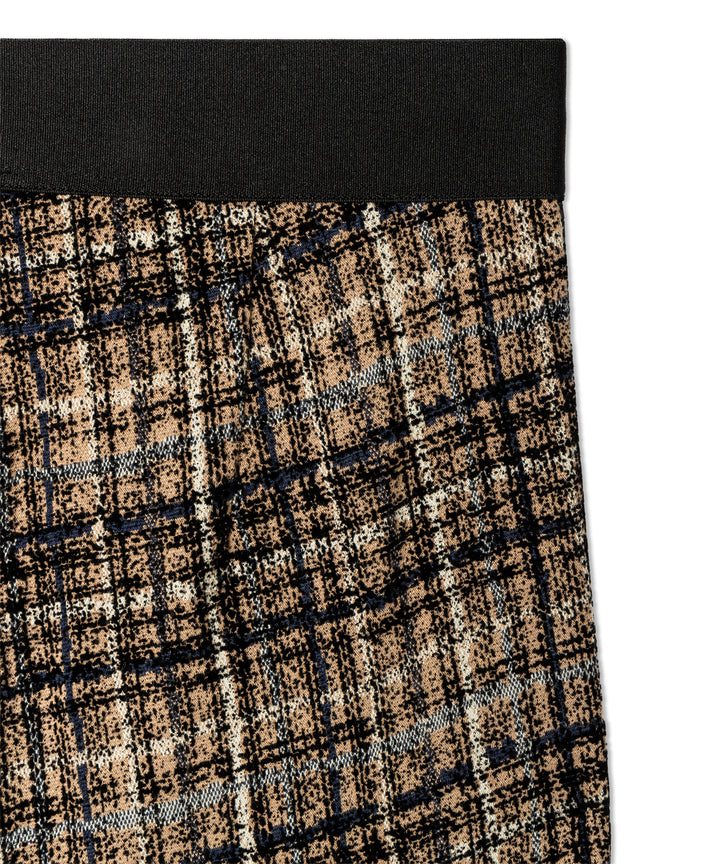 Francis Housut Black Over Flock Glencheck