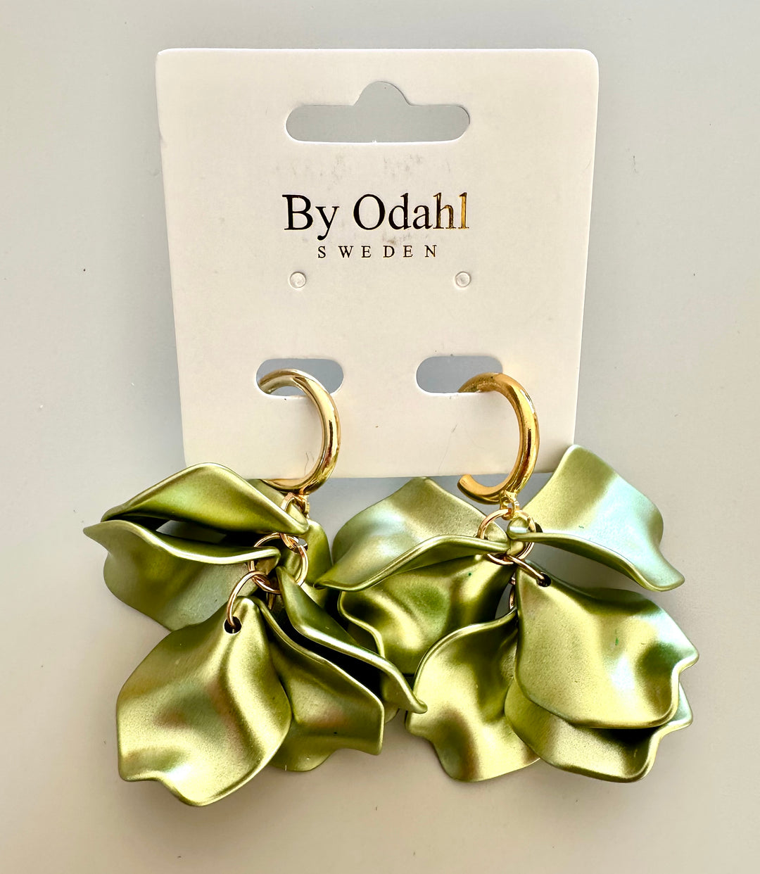 Silk Creol Korvakorut Metallic Green