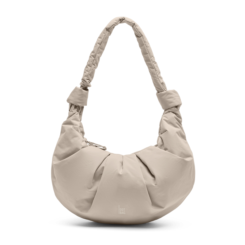 Pleat Moon Bag Large Scallop