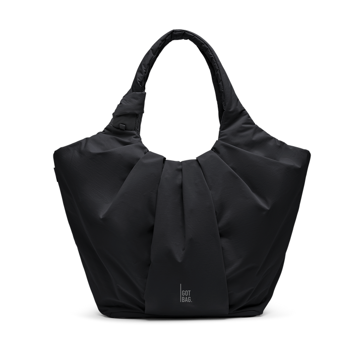 Pleat Tote Bag Black