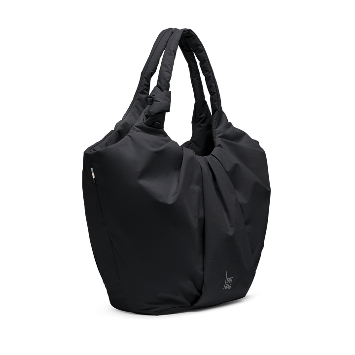 Pleat Tote Bag Black