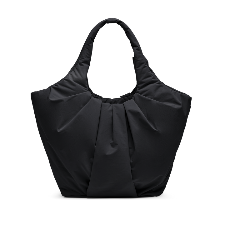 Pleat Tote Bag Black