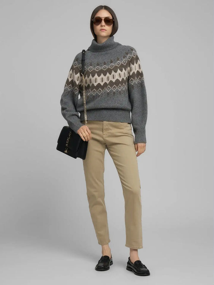 Marty Boy-fit Farkut Stone Ivory