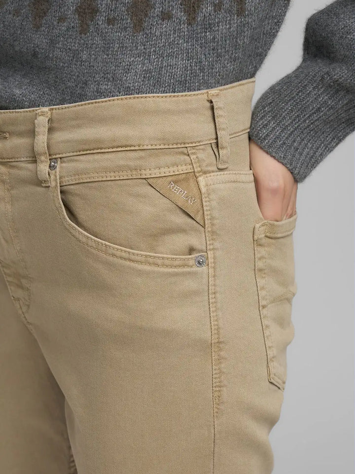 Marty Boy-fit Farkut Stone Ivory